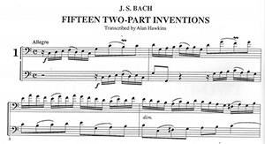 J.S. Bach: Two Part Inventions
