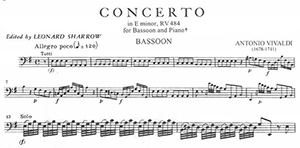 Antonio Vivaldi: Concerto in E minor RV 484