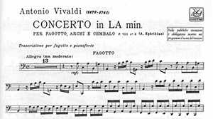 Antonio Vivaldi: Concerto in A minor RV498