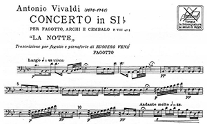 Antonio Vivaldi: Concerto in B flat major RV 501 (F VIII 1)