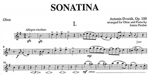 Anton Dvorak: Sonatina for oboe and piano