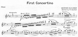 Georges Guilhaud: First Concertino
