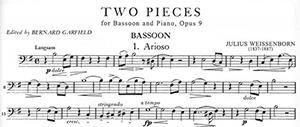 Julius Weissenborn: Two Pieces op 9