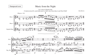 John Marvin: Music from the Night