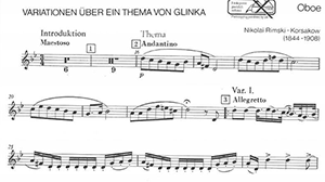 Nicolai Rimsky-Korsakov: Variations on a Theme by Glinka