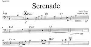 Valarie Morris: Serenade