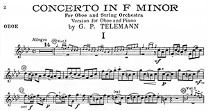 Georg Philipp Telemann: Concerto in F Minor