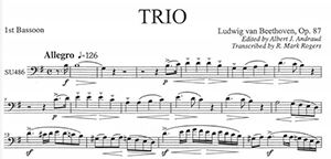 Ludwig van Beethoven: Trio op 87 (3 bassoons)