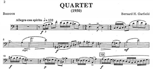 Bernard Garfield: Quartet