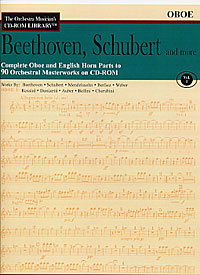 The Orchestra Musician's CD ROM Library Vol. I for Oboe. Beethoven, Schubert and more.