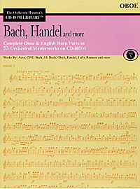 TThe Orchestra Musician's CD ROM Library Vol. X for Oboe. Bach, Handel and More