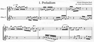 J.S. Bach: Duets for 2 Oboes