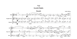Robert Sibbing: Trio for Double-Reeds (Oboe, EH, Bsn)