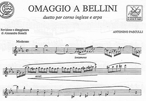 Antonio Pasculli, Omaggio a Bellini