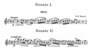 G.F. Handel: Oboe Sonatas