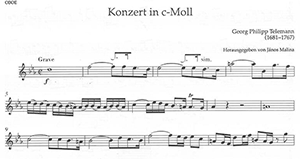 Georg Philipp Telemann: Concerto in C Minor