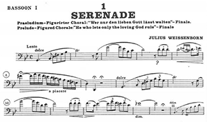 Julius Weissenborn: Six Trios for 3 Bassoons, Op. 4