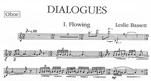 Leslie Bassett: Dialogues