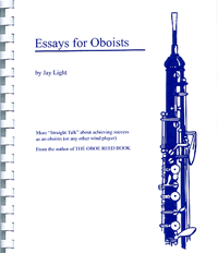 Essays for Oboists, by Jay Light