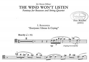 Dan Welcher: The Wind Won't Listen