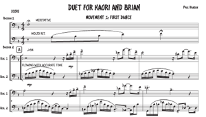 Paul Hanson: Bassoon Duet for Kaori & Brian