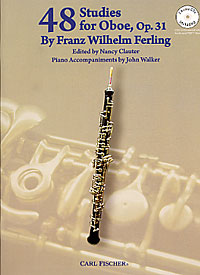 Franz Wilhelm Ferling: 48 Studies for Oboe, Op 31, with accompaniment.