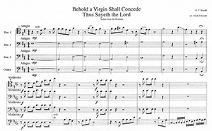 Behold a Virgin Shall Concede/Thus Sayeth the Lord