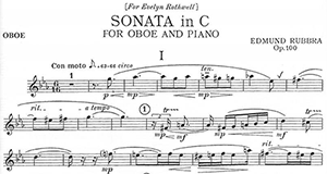 Edmund Rubbra: Oboe Sonata in C op. 100