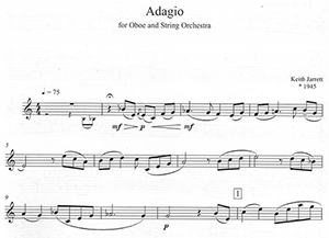 Keith Jarrett: Adagio for Oboe