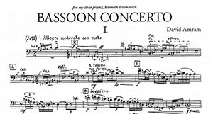 David Amram: Bassoon Concerto