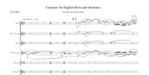 John Marvin: Concerto for English Horn and Orchestra