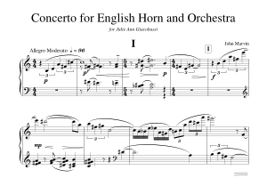 John Marvin: Concerto for English Horn and Orchestra