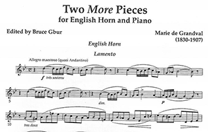 Marie de Grandval: Two More Pieces