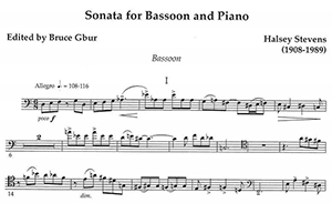 Halsey Stevens: Sonata for Bassoon and Piano