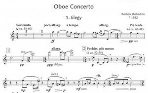 Rodion Shchedrin: Oboe Concerto