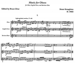 Bruce Broughton: Music for Oboes