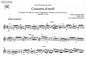 J.S. Bach: Concerto in D minor BWV1056