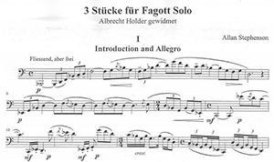 Allan Stephenson: Three Pieces