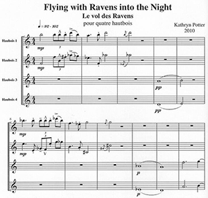 Kathryn Potter: Flying with Ravens into the Night