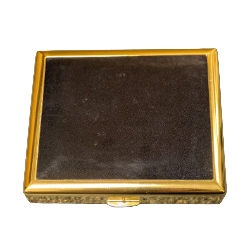 6 Reed Case Bassoon Leather, Gold Trim