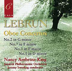 Lebrun Oboe Concerti: Nancy Ambrose King, oboe