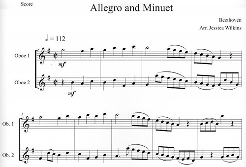 Sheet Music For Oboe Composers A Through B from Forrests Music